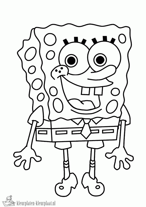 Spongebob 57 kleurplaat