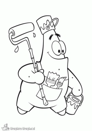 Spongebob 85 kleurplaat