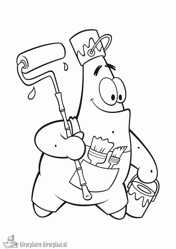 Spongebob 85 kleurplaat