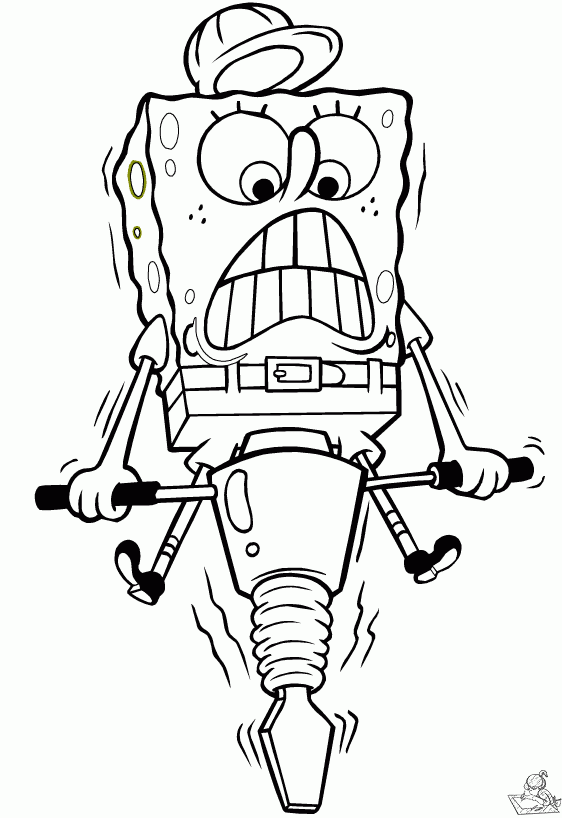 Spongebob 97 kleurplaat