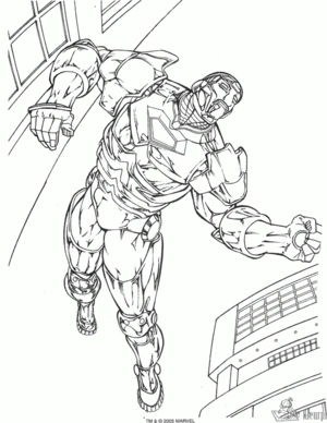 Superhelden 4 kleurplaat