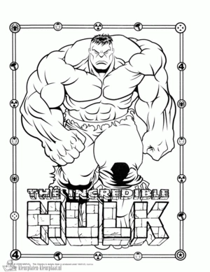 Superhelden 5 kleurplaat