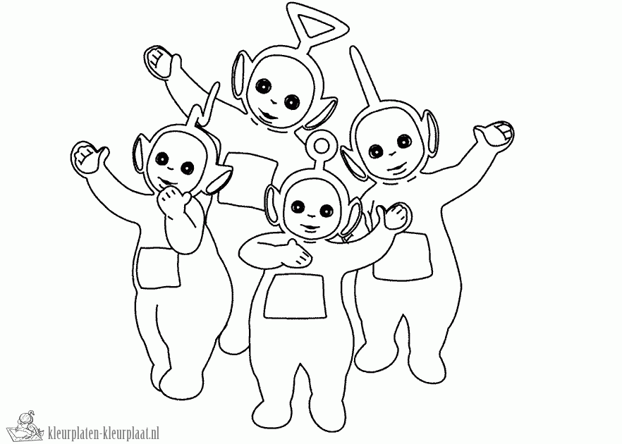 Teletubbies 22 kleurplaat