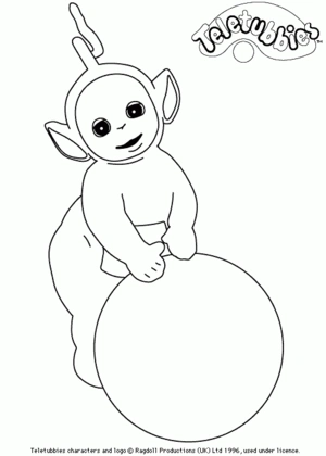 Teletubbies 28 kleurplaat