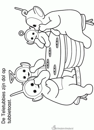 Teletubbies 45 kleurplaat
