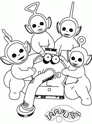 Teletubbies 47 kleurplaat