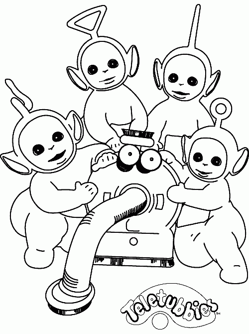 Teletubbies 47 kleurplaat