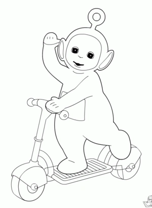 Teletubbies 48 kleurplaat