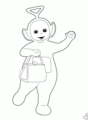 Teletubbies 6 kleurplaat