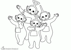 Teletubbies 66 kleurplaat