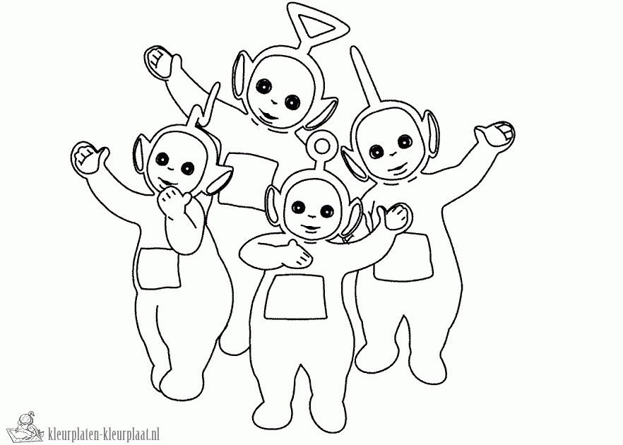 Teletubbies 66 kleurplaat