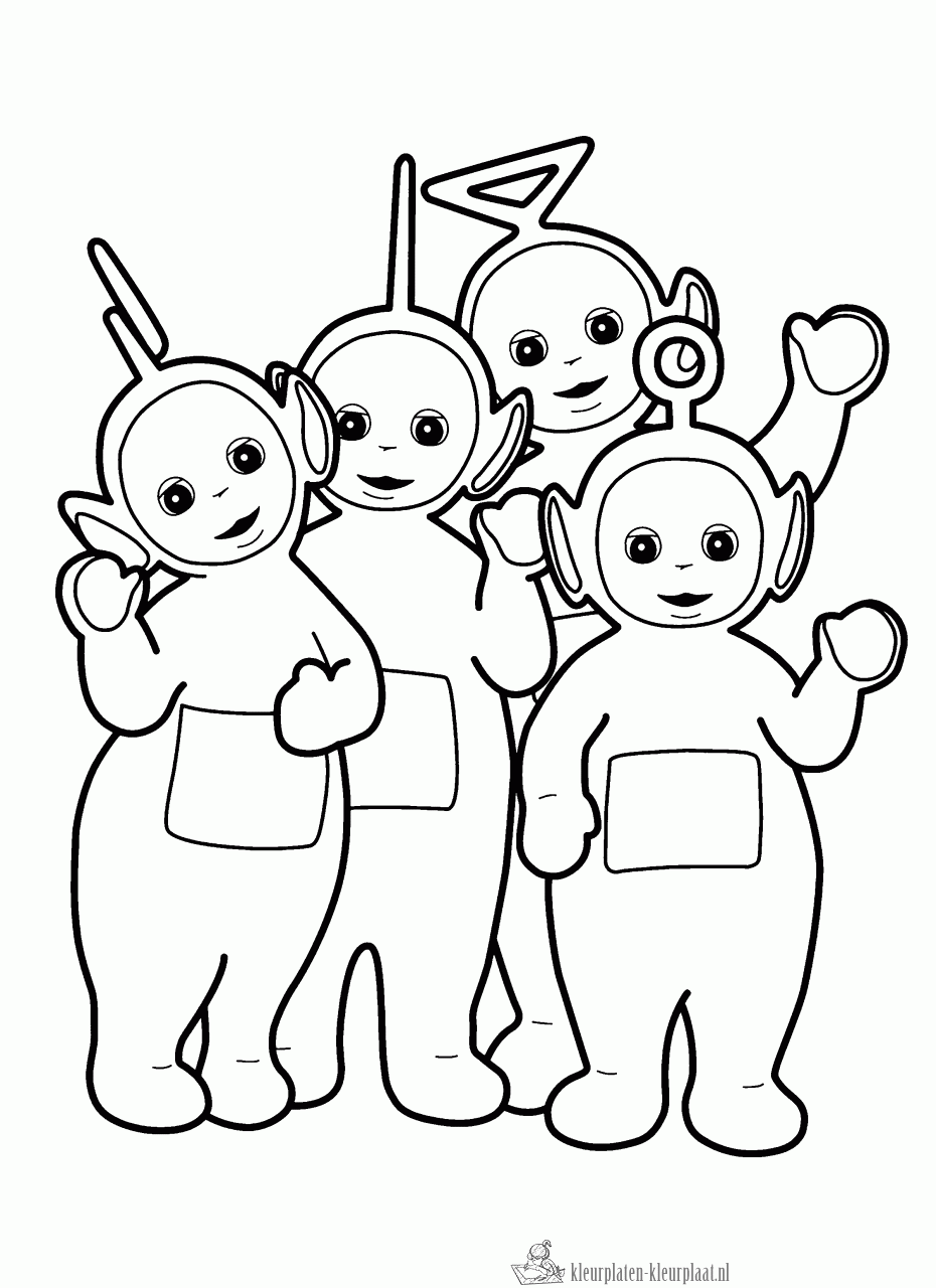 Teletubbies 9 kleurplaat