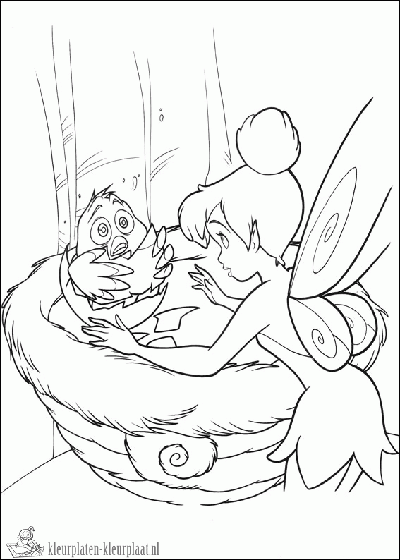 Tinkerbell 17 kleurplaat