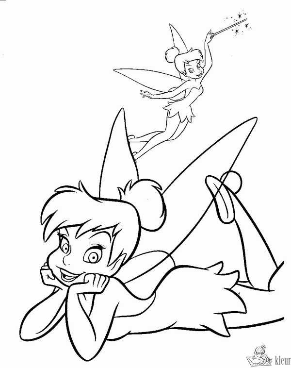 Tinkerbell 20 kleurplaat