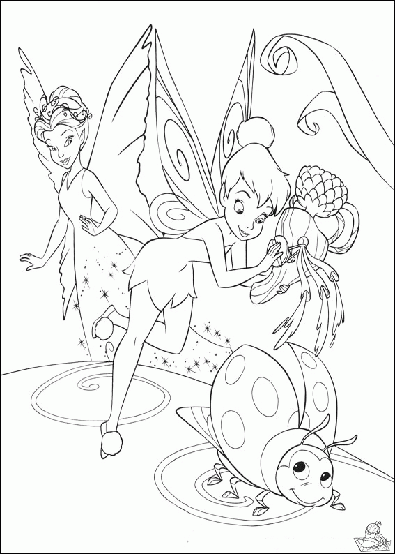Tinkerbell 23 kleurplaat