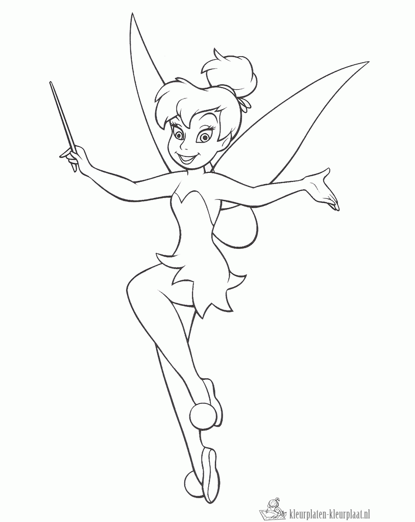 Tinkerbell 26 kleurplaat