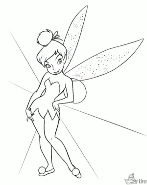 Tinkerbell 35 kleurplaat