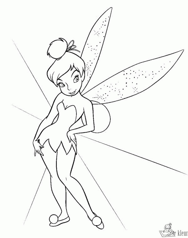 Tinkerbell 35 kleurplaat