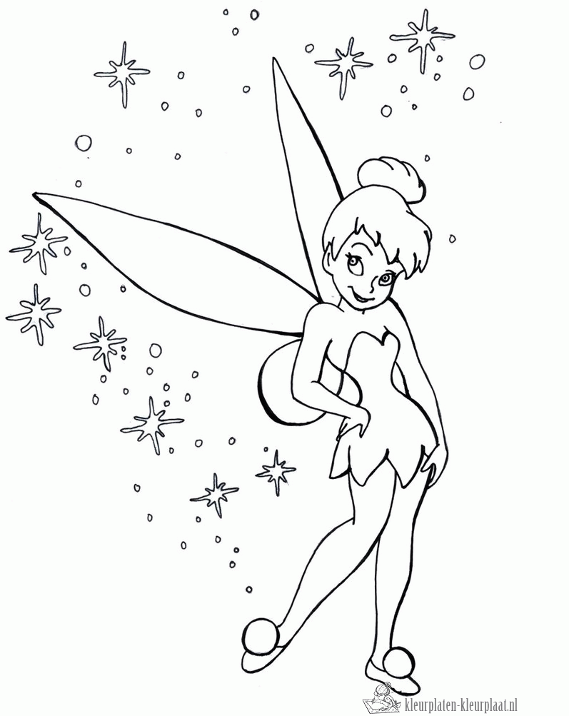 Tinkerbell 37 kleurplaat