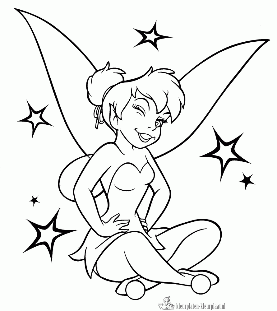 Tinkerbell 39 kleurplaat