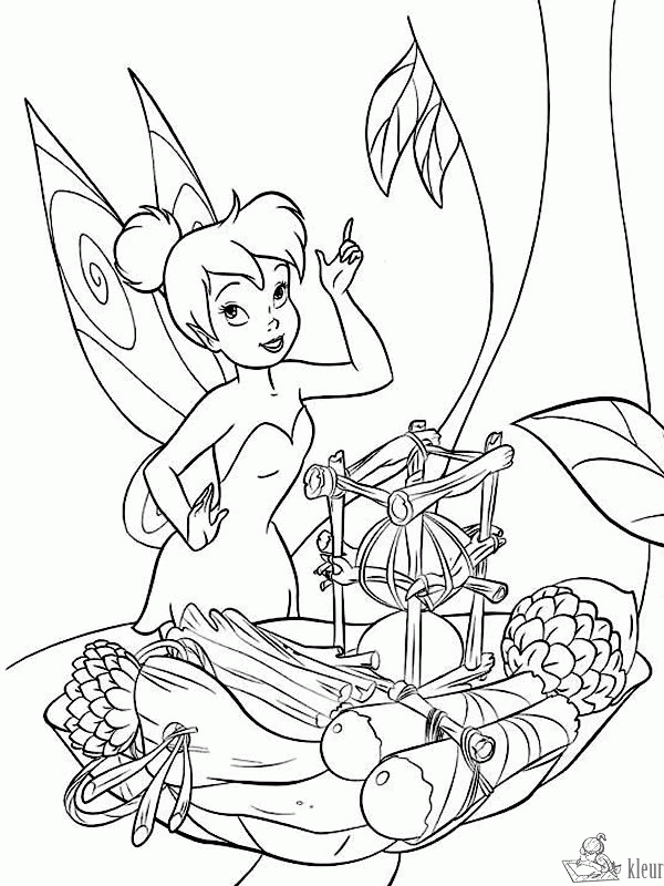 Tinkerbell 40 kleurplaat