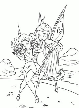 Tinkerbell 46 kleurplaat