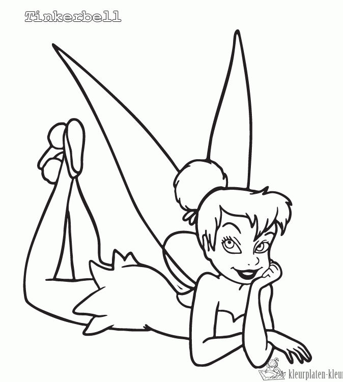 Tinkerbell 63 kleurplaat