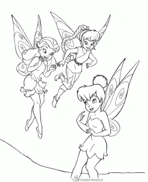 Tinkerbell 7 kleurplaat