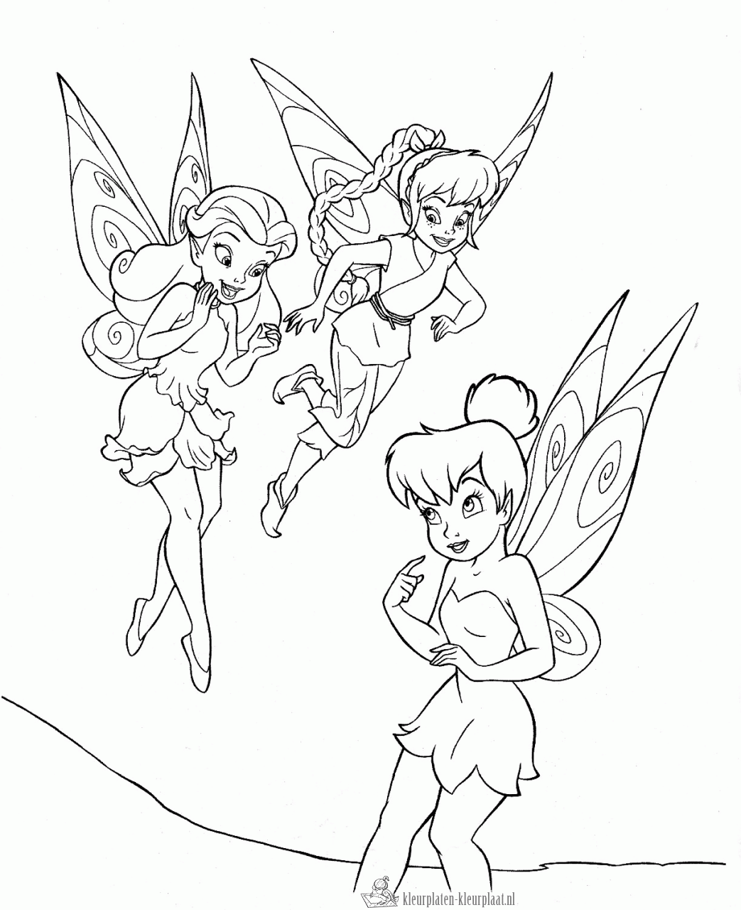 Tinkerbell 7 kleurplaat