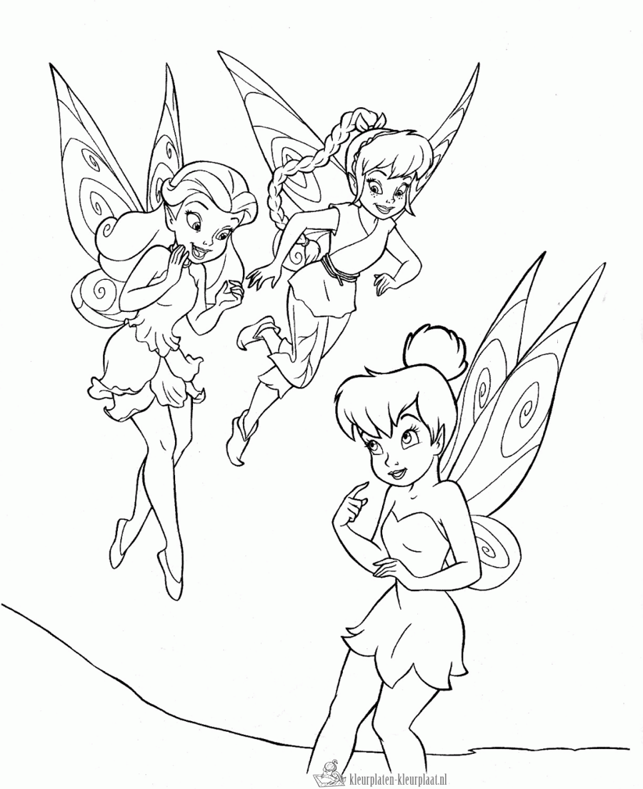 Tinkerbell 7 kleurplaat