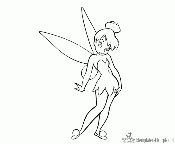 Tinkerbell 8 kleurplaat