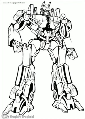 Transformers 1 kleurplaat
