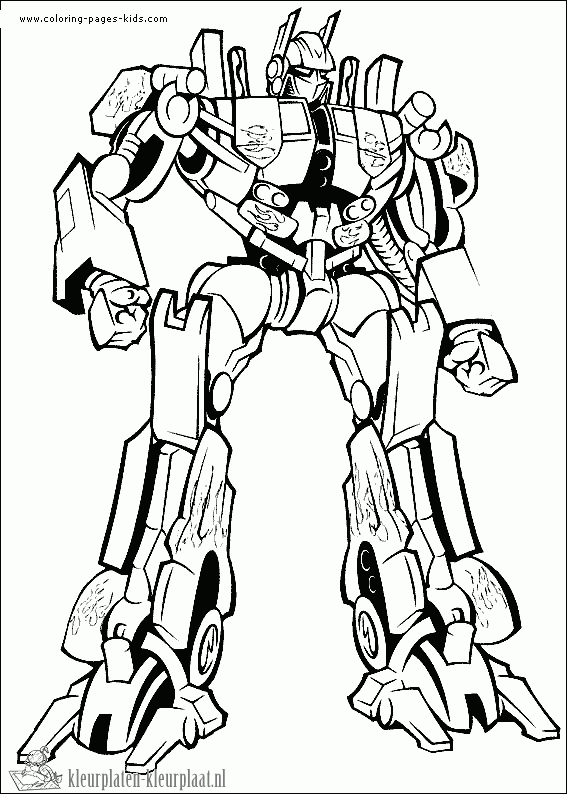 Transformers 1 kleurplaat