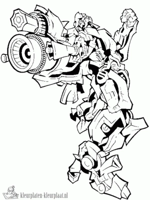 Transformers 11 kleurplaat