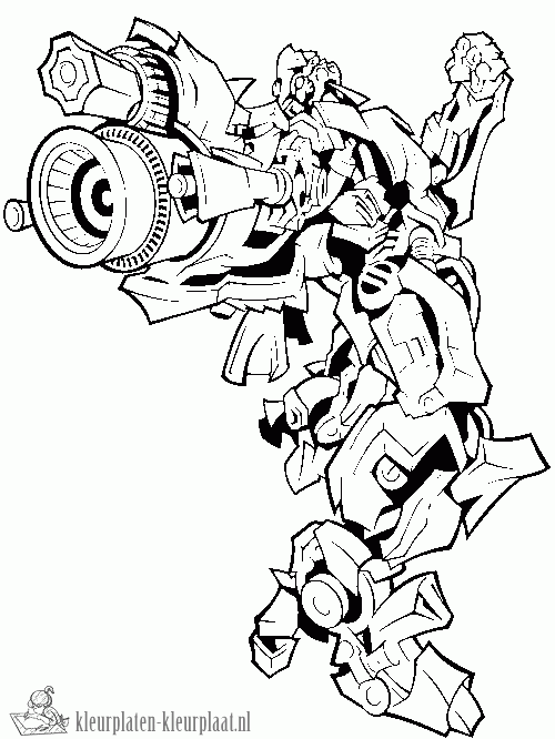 Transformers 11 kleurplaat