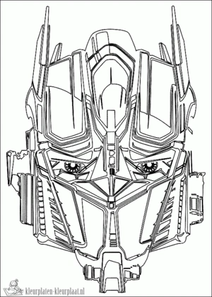 Transformers 15 kleurplaat