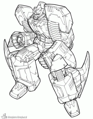 Transformers 27 kleurplaat