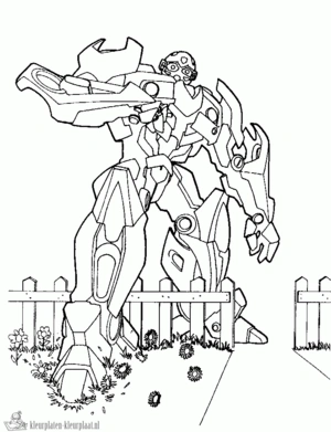 Transformers 31 kleurplaat