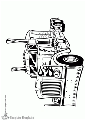 Transformers 5 kleurplaat