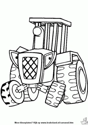 Trekker 10 kleurplaat