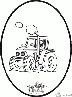 Trekker 5 kleurplaat