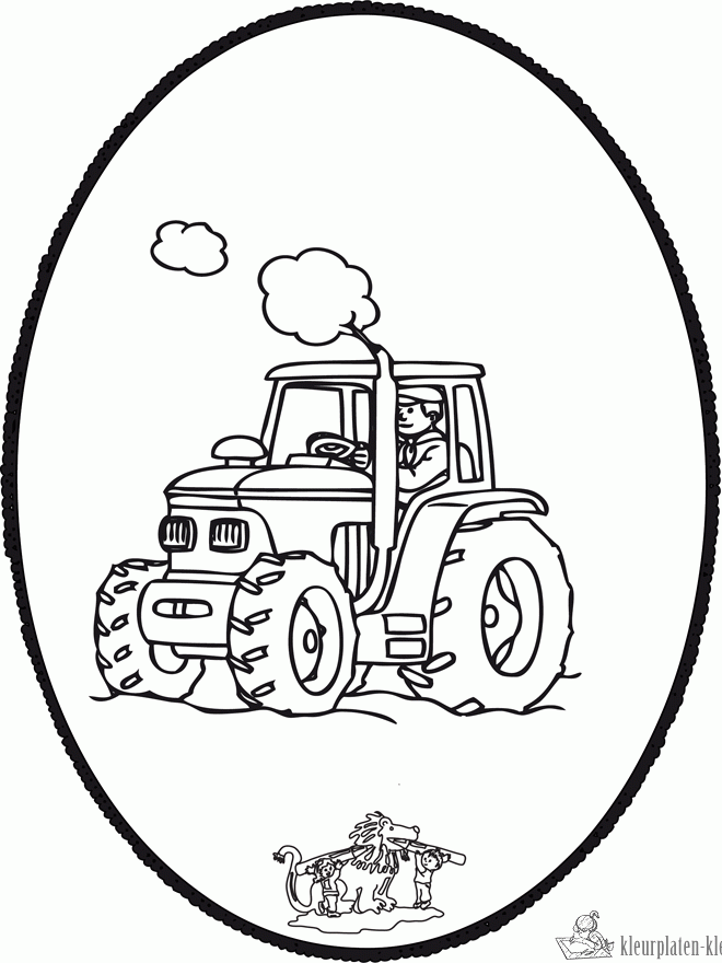 Trekker 5 kleurplaat