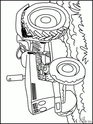 Trekker 6 kleurplaat