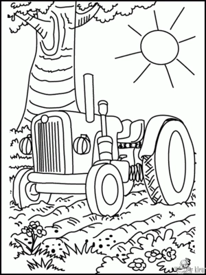 Trekker 7 kleurplaat