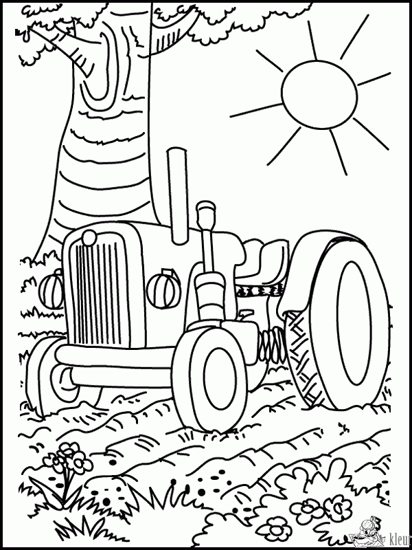 Trekker 7 kleurplaat