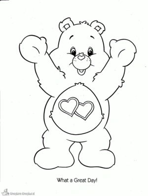 Troetelbeertjes 1 kleurplaat