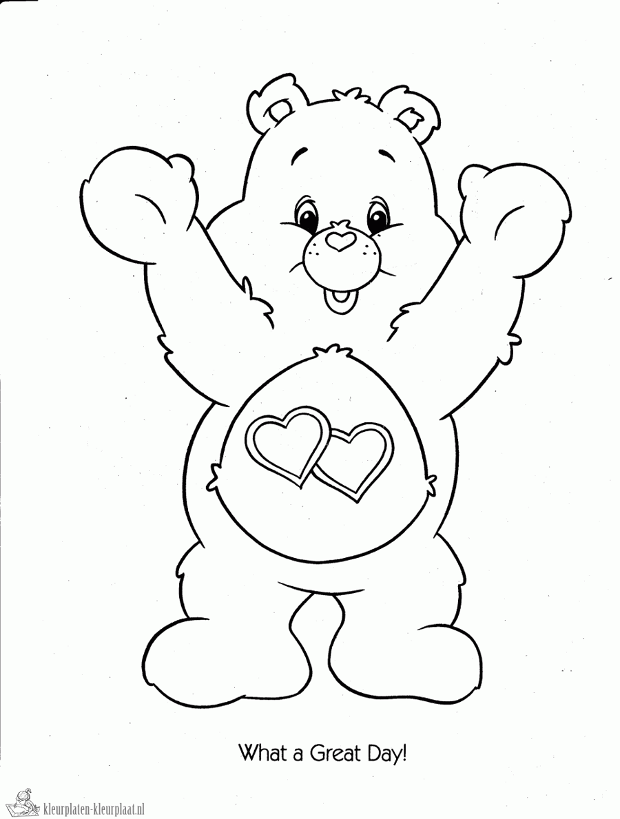 Troetelbeertjes 1 kleurplaat