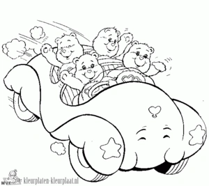 Troetelbeertjes 12 kleurplaat