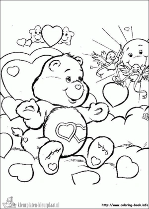 Troetelbeertjes 13 kleurplaat