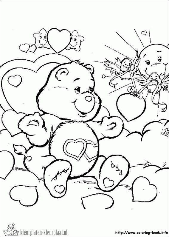 Troetelbeertjes 13 kleurplaat